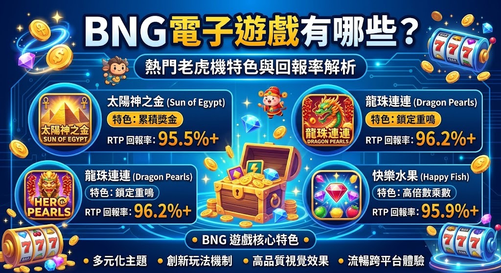 立即解鎖 BNG 熱門遊戲推薦,掌握贏分關鍵 立即解鎖 BNG 熱門遊戲推薦,掌握贏分關鍵